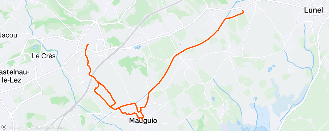 Map of the activity, Gravélotaf Retour+ bonus coiffeur et passage des 10000 à l'occasion... 😁😅