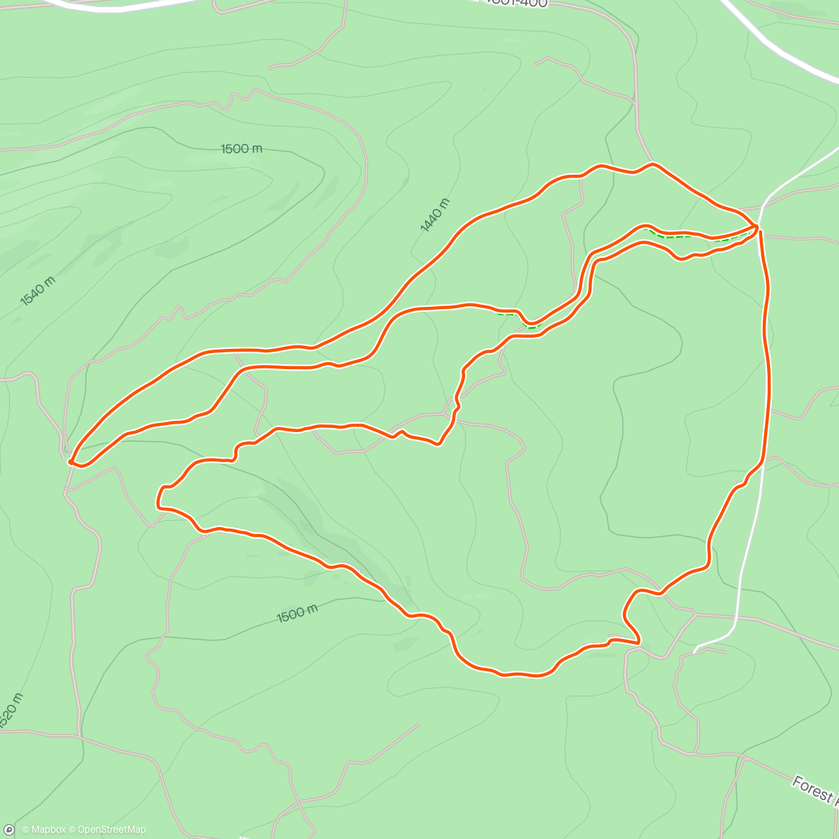 Map of the activity, Post-work PARTY LAPS !