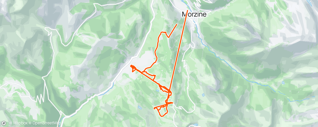 Map of the activity, Morning 3/4 Family runs