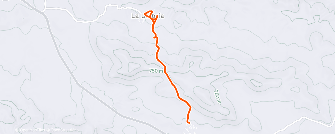 Map of the activity, 4 "burritos" sabaneros por navidad