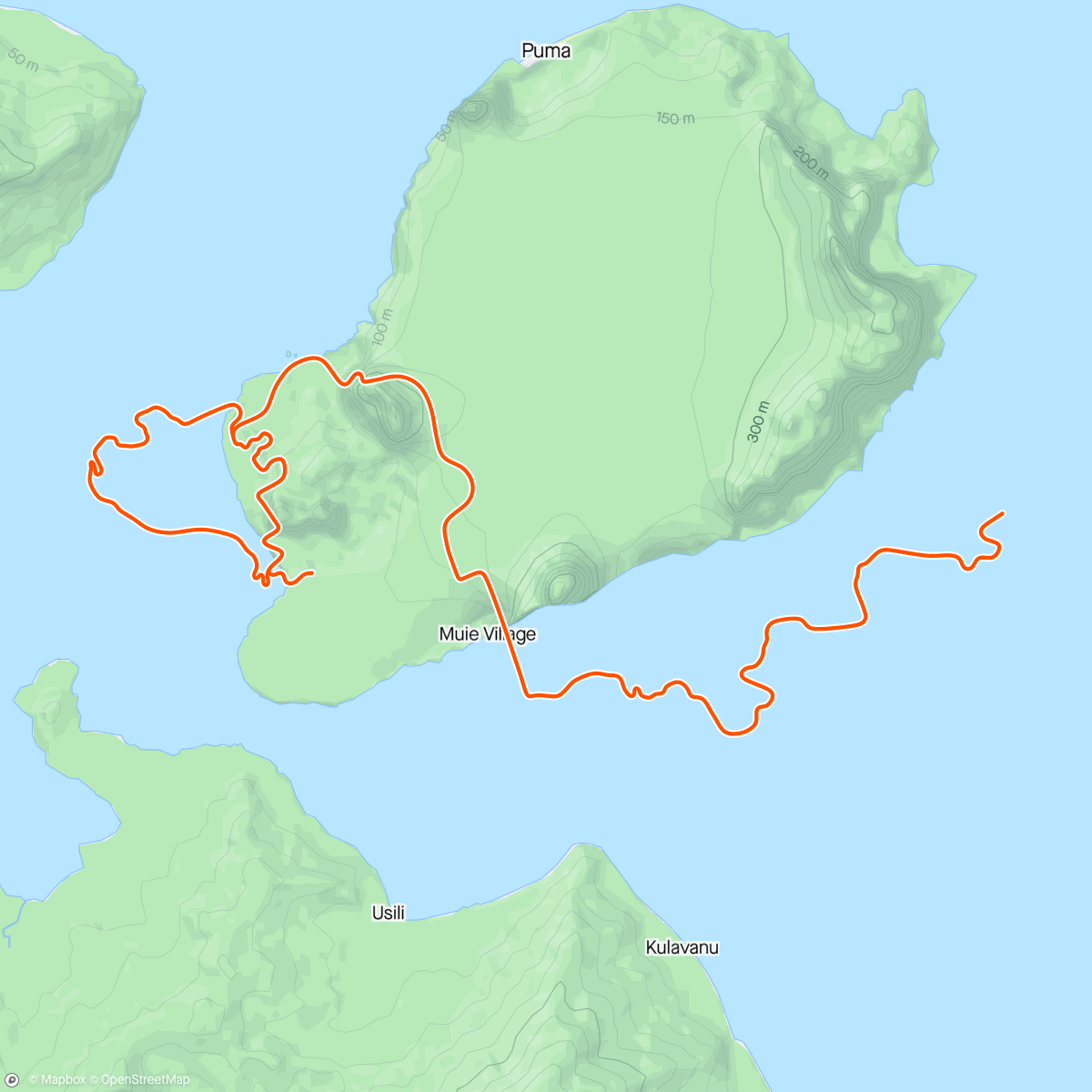 Map of the activity, Zwift - Pacer Group Ride: Triple Flat Loops in Watopia with Bernie