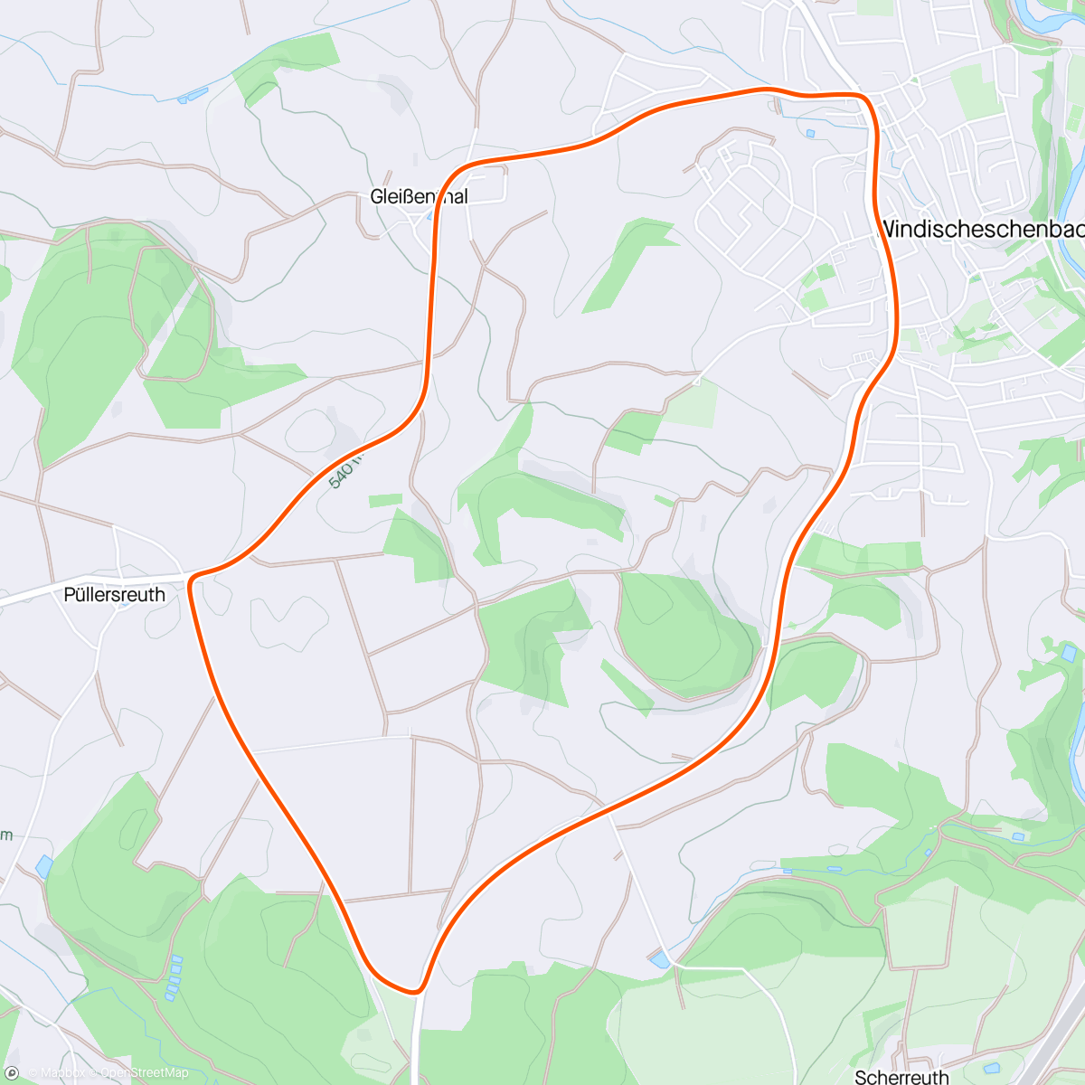 Map of the activity, ROUVY - Race: Windisch Runde