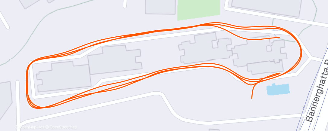 Map of the activity, Evening Walk