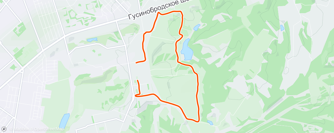 Map of the activity, Лёгкий кросс