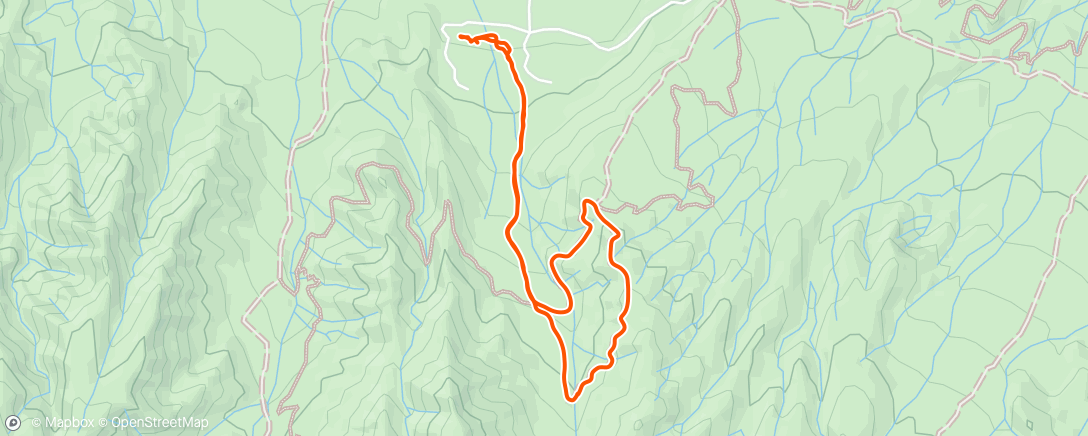 Map of the activity, Morning Hike
