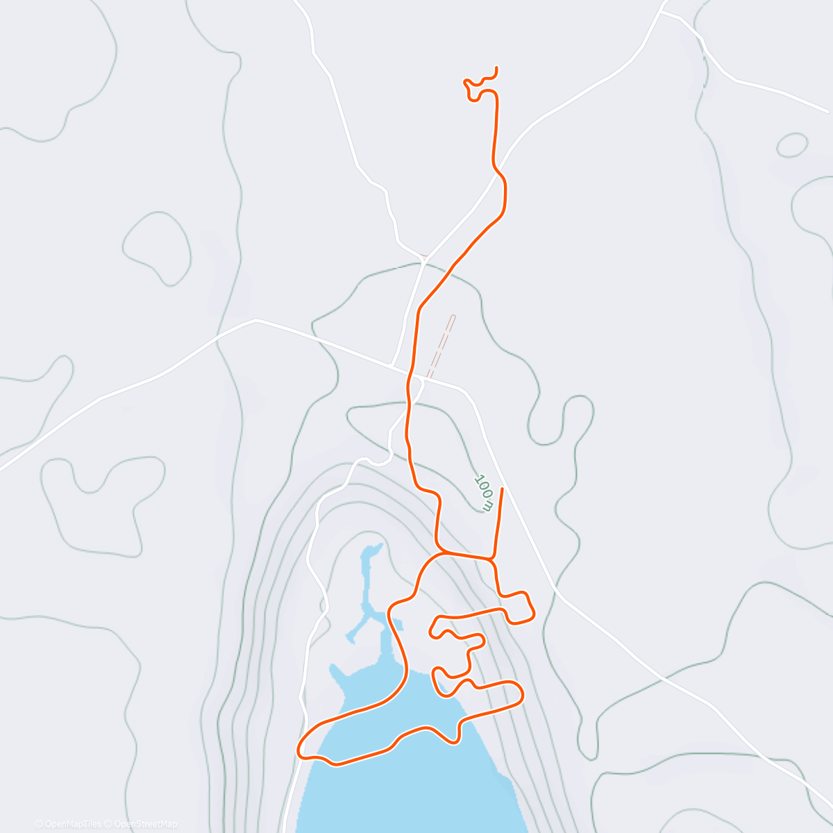 Map of the activity, Zwift - Sleepless City in Makuri Islands
