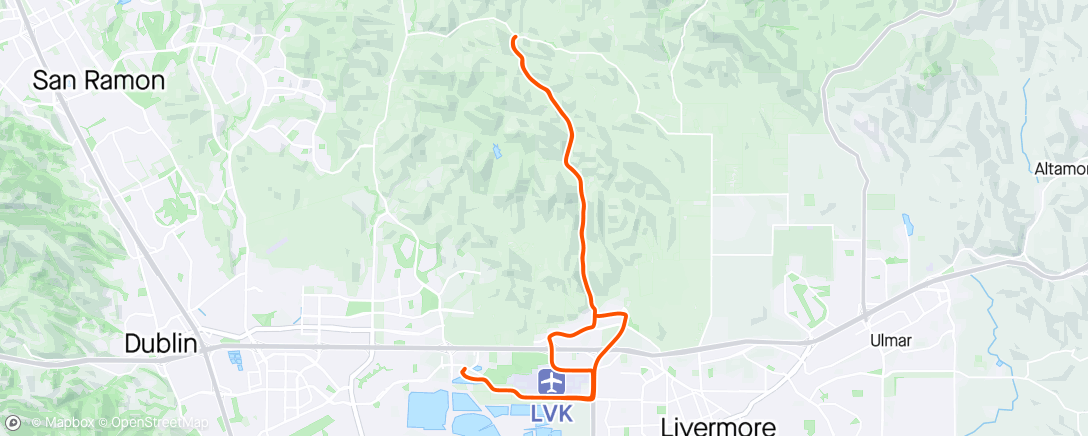 Map of the activity, Pub ride