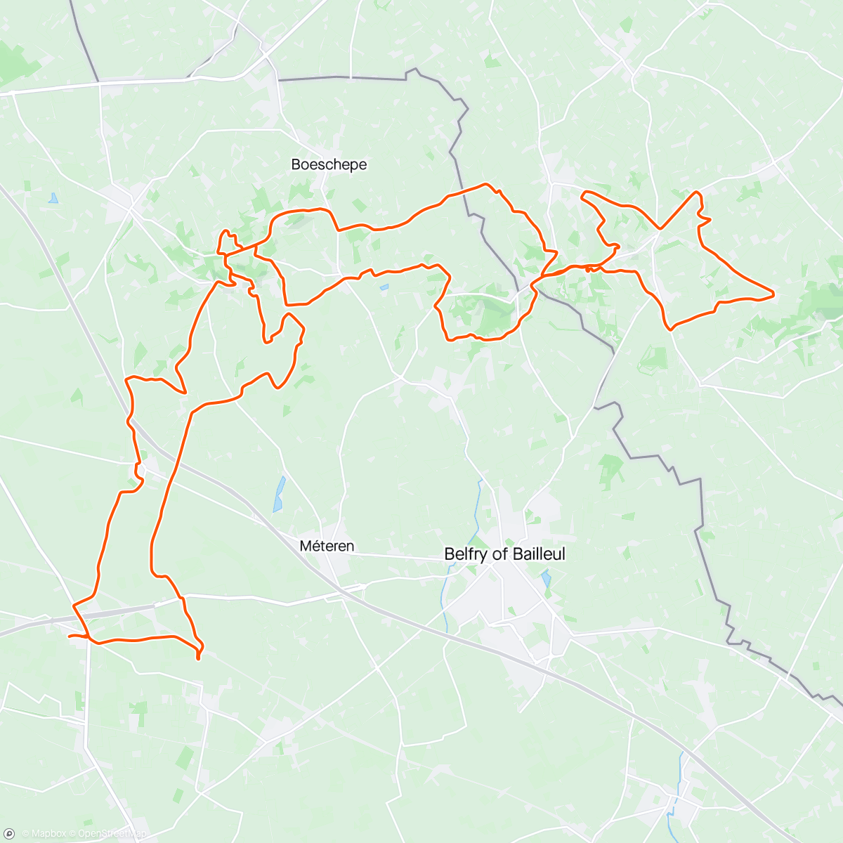 Map of the activity, Sortie dans les monts avec Christelle en FAT