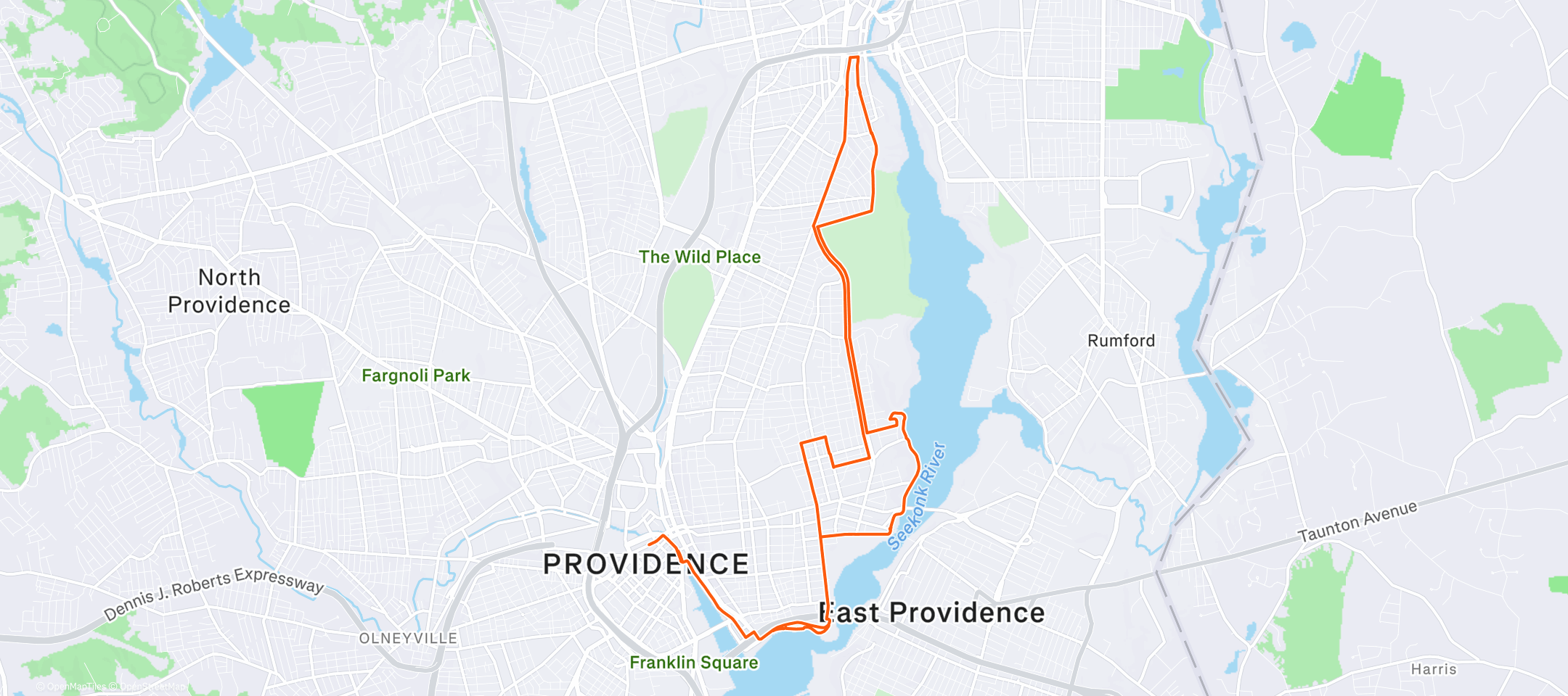 Providence Half | 13.2 mi Running Route on Strava