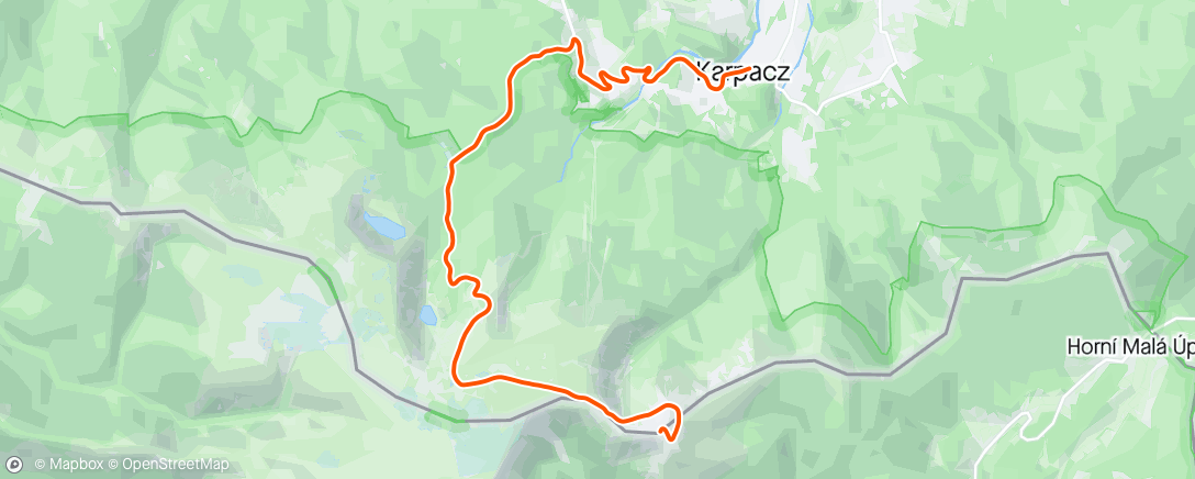 Mapa de la actividad, Uphill Race Śnieżka 2. Open