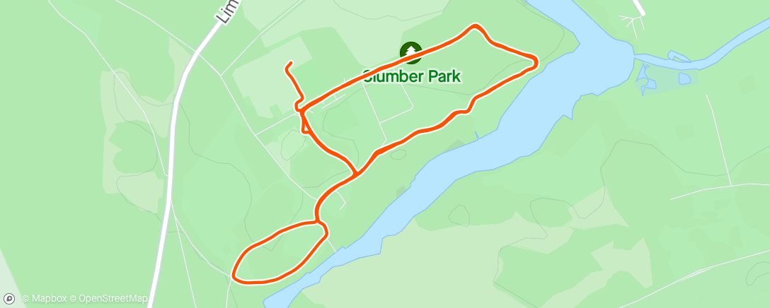 Map of the activity, parkrun+