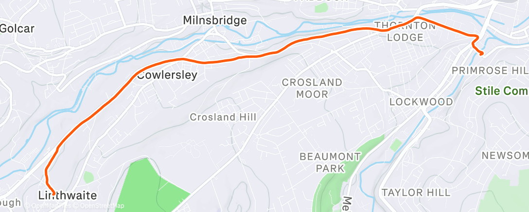 Map of the activity, From work