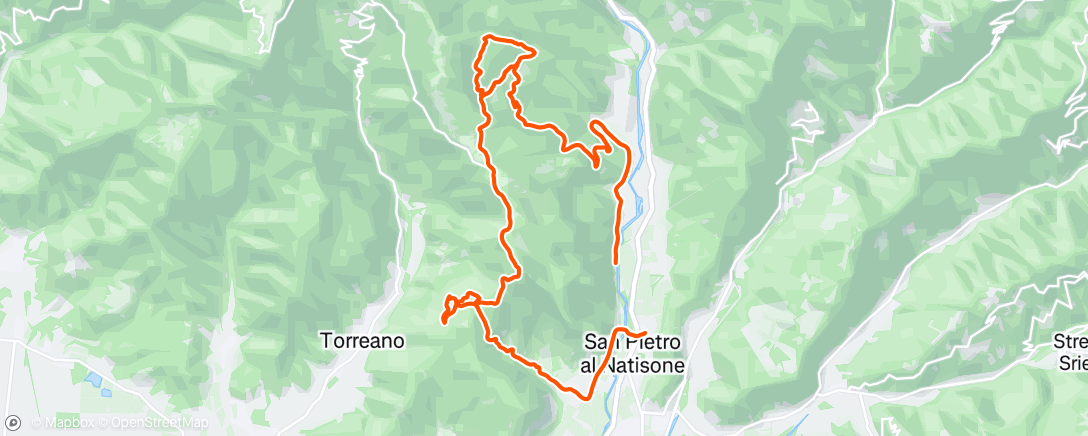 Map of the activity, Morning Mountain Bike Ride