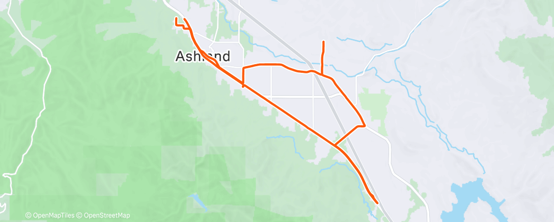 Map of the activity, Afternoon Ride