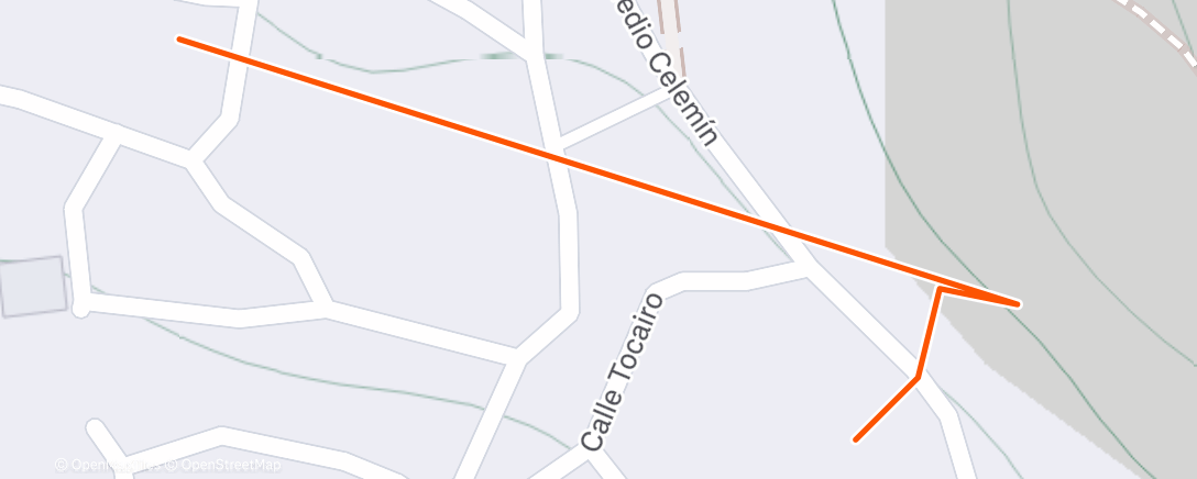 Map of the activity, Evening Ride