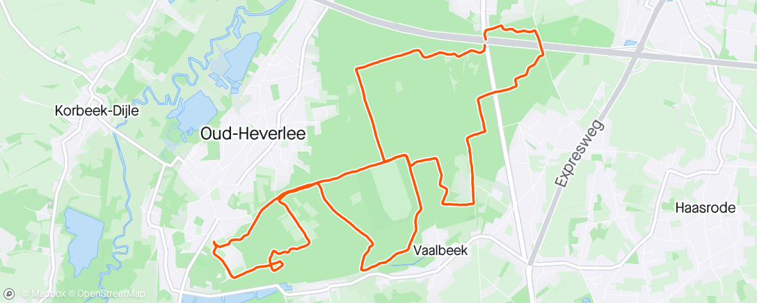 Map of the activity, Loopgroepeke ❤️