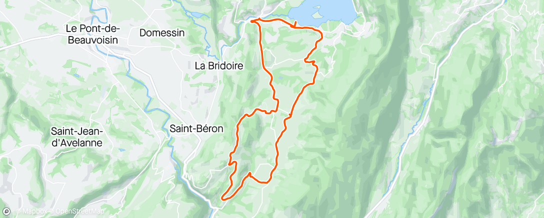 Mappa dell'attività Rondje du lac