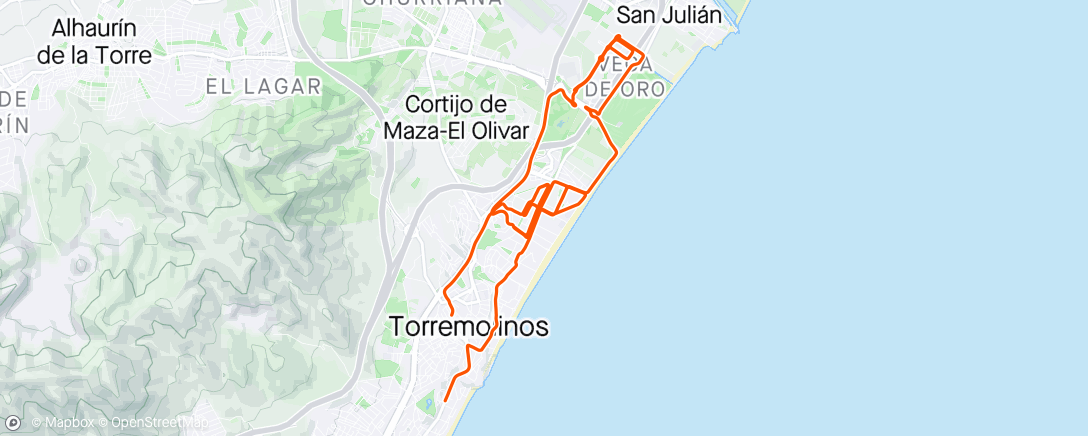 Map of the activity, That was a better ride 😉