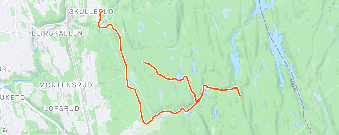 Map of the activity, Rolig tur med Dag-Roar - sti