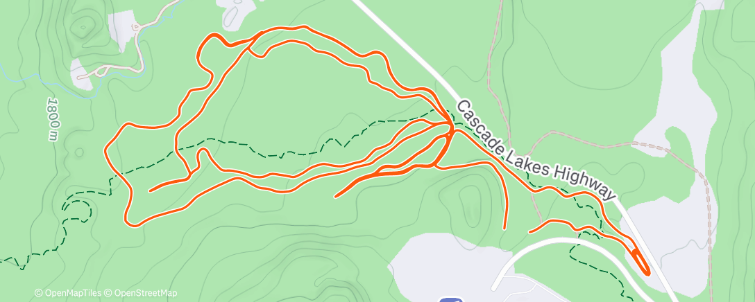 Карта физической активности (Morning Nordic Ski)