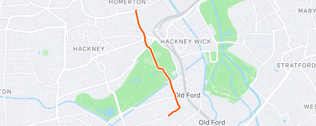 Карта физической активности (Lunch Run)