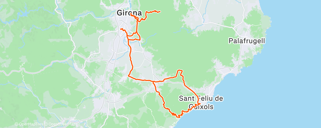 Map of the activity, Training