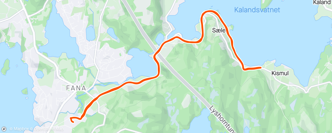 Map of the activity, Rolig lusketur