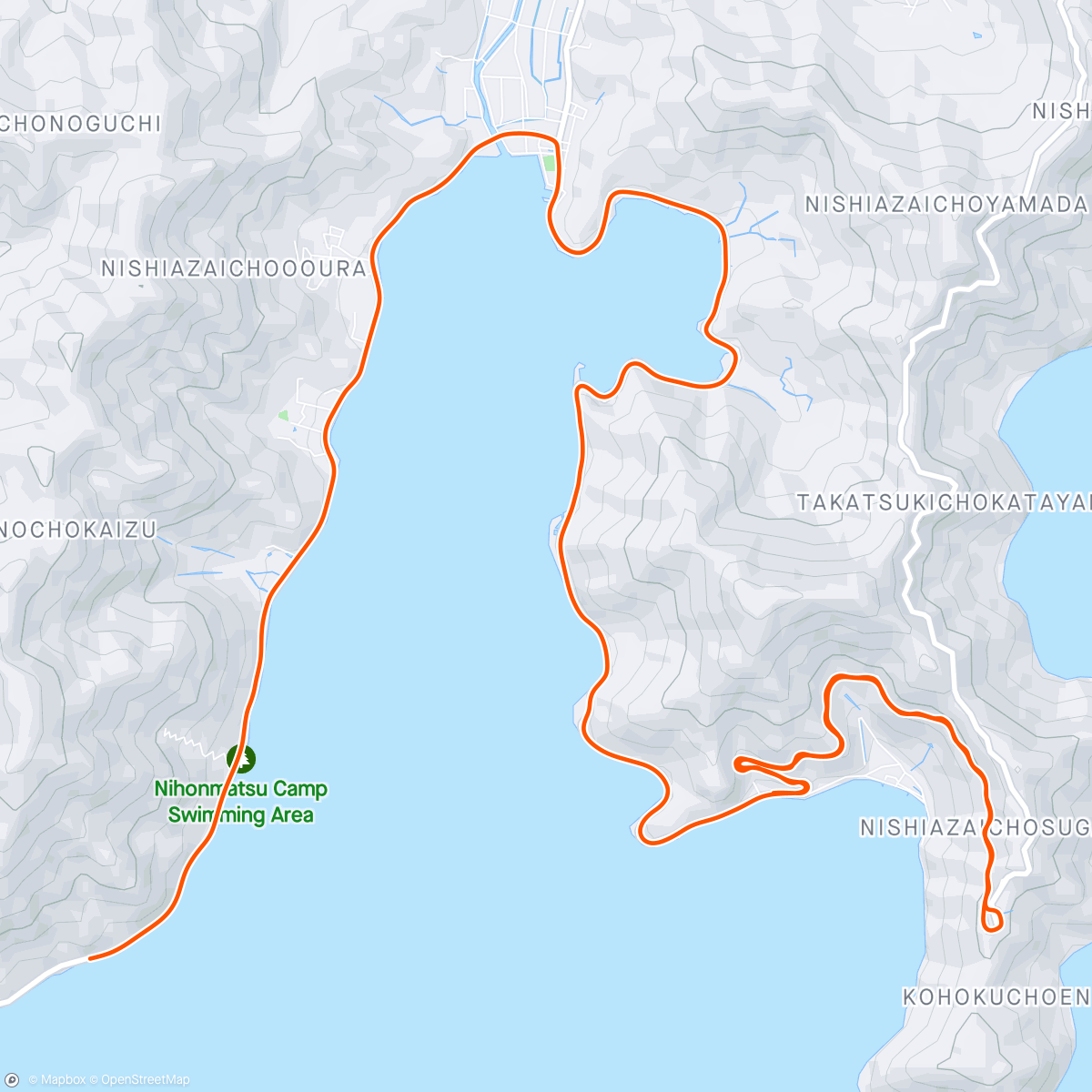 Karte der Aktivität „ROUVY - Group Ride: BIWAICHI Cherry Blossom Course | Japan”