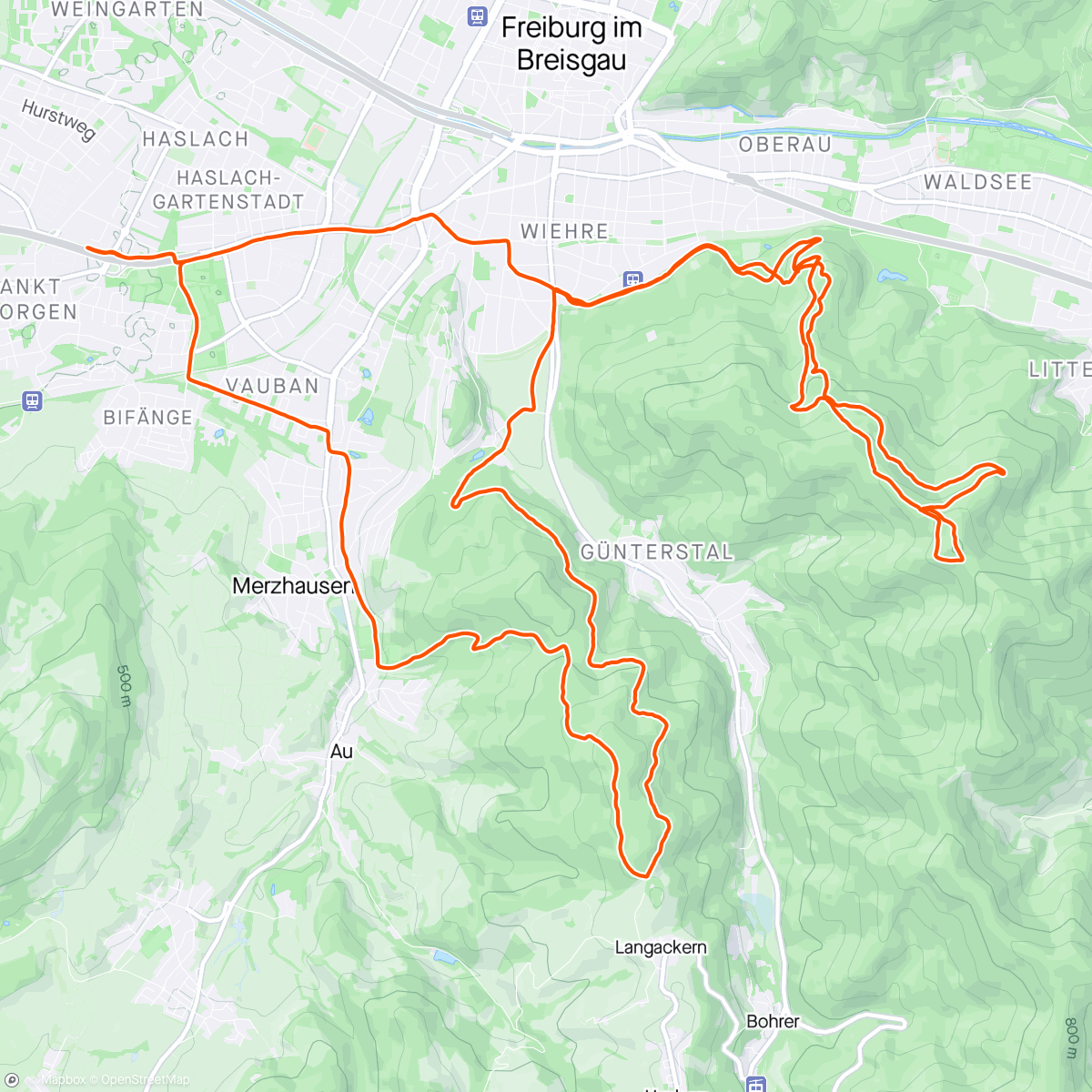Map of the activity, Mud laps and spoke cracks