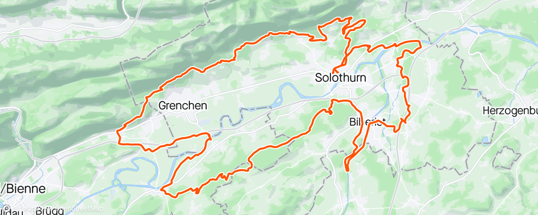 Map of the activity, Soleure Granches et le 🌞