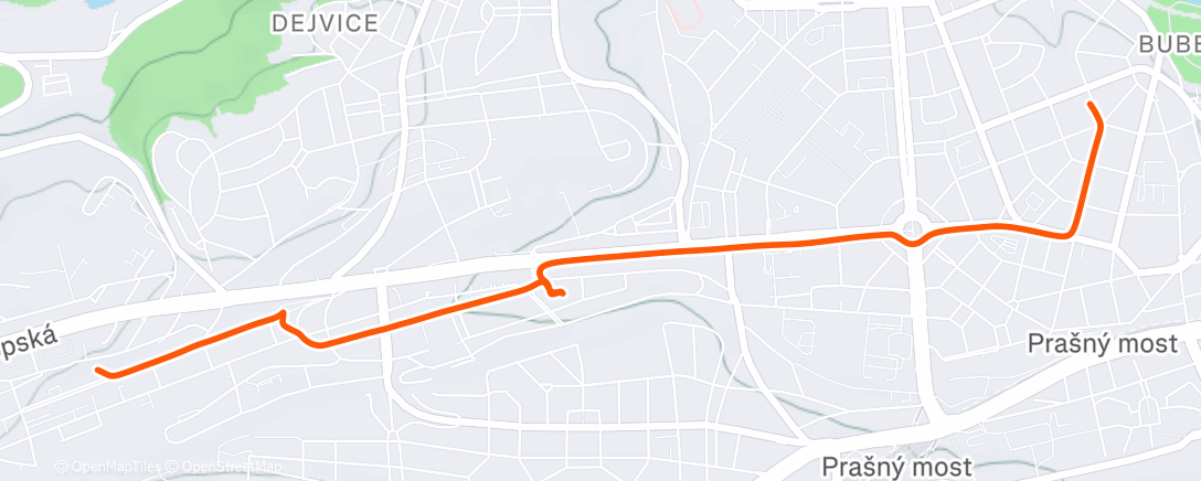 Map of the activity, Morning Ride