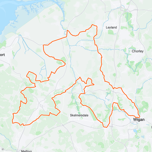 WWTC Mere Brow & Ormskirk Lanes 113.9 km Road Cycling Route on Strava