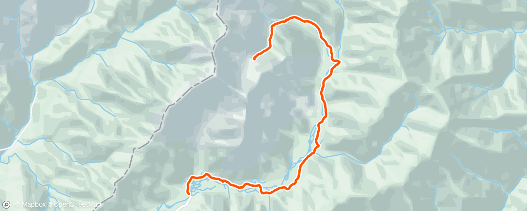 Map of the activity, Morning Hike