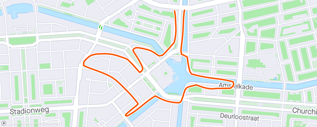Map of the activity, 🇳🇱- Rotterdam marathon T-2