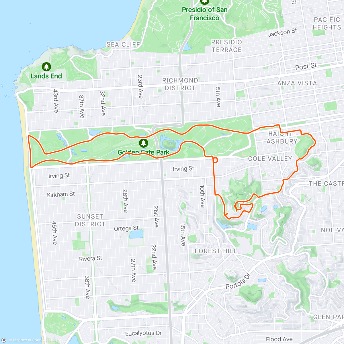 Map of the activity, Sacrificing a Tube to Ride a Tiny Bit of New Trail