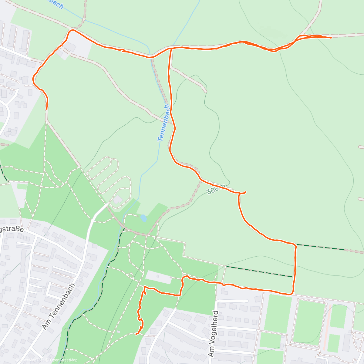 Map of the activity, Frohe Weihnachten Wanderung. 🎄