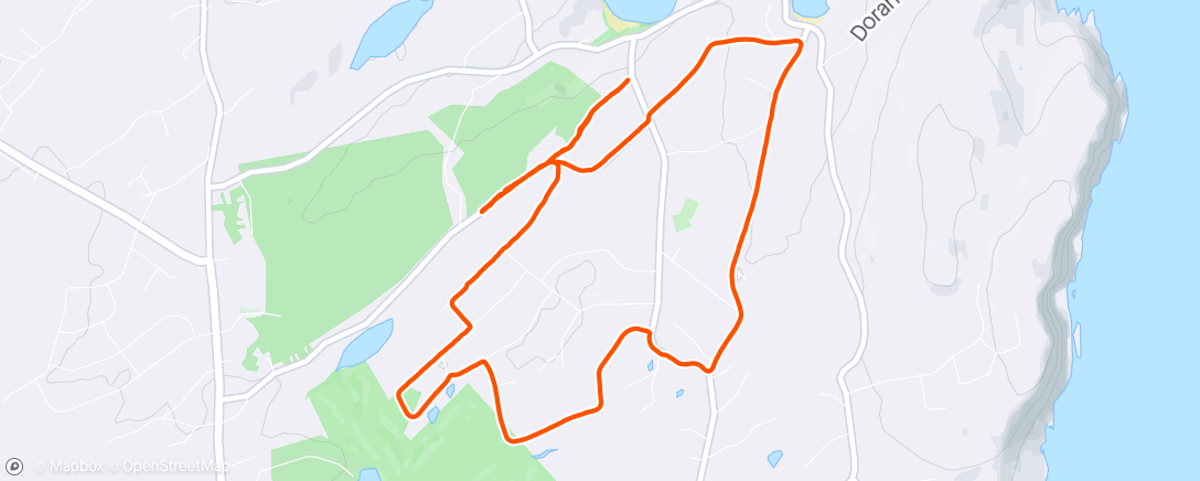 Map of the activity, Great running weather  🥳