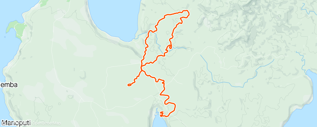 アクティビティ「Zwift - Pacer Group Ride: Makuri 40 in Makuri Islands with Maria」の地図