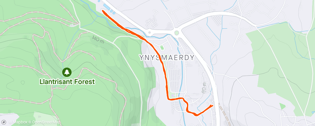 Mapa de la actividad (11/10/24 HR zone running: running slower to get faster.... Sounds counterintuitive!!)