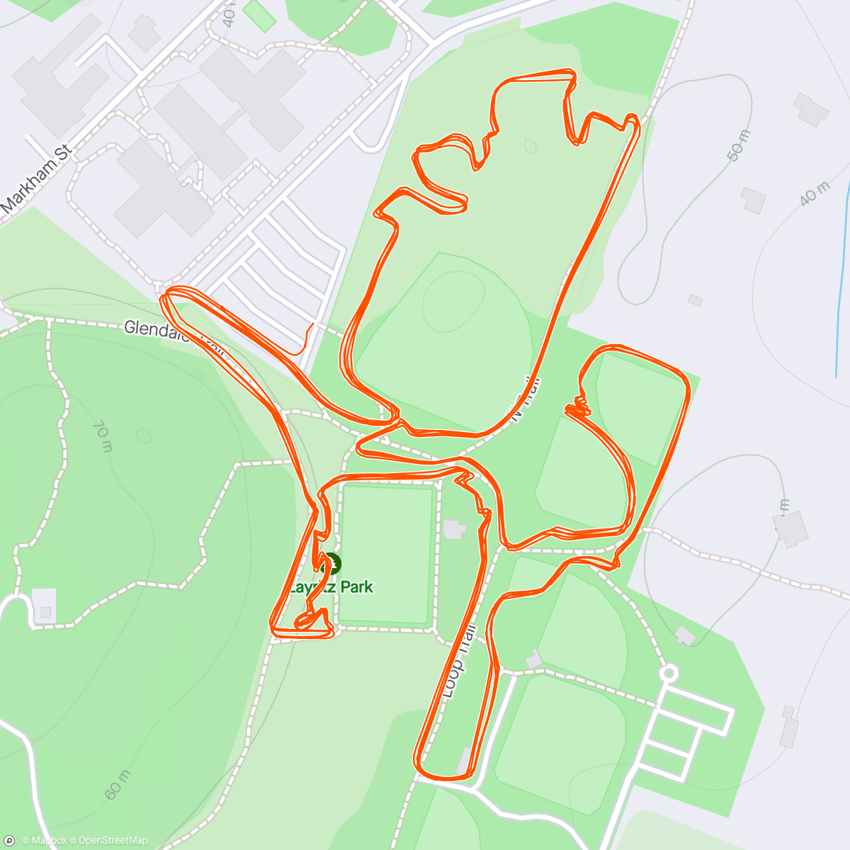 Map of the activity, Brings a pit bike, doesn’t pit // 8th M35-44 Canadian CX Nationals
