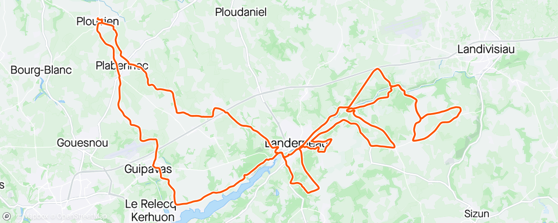 Map of the activity, Challenge des grimpeurs de la Fosse aux Loups