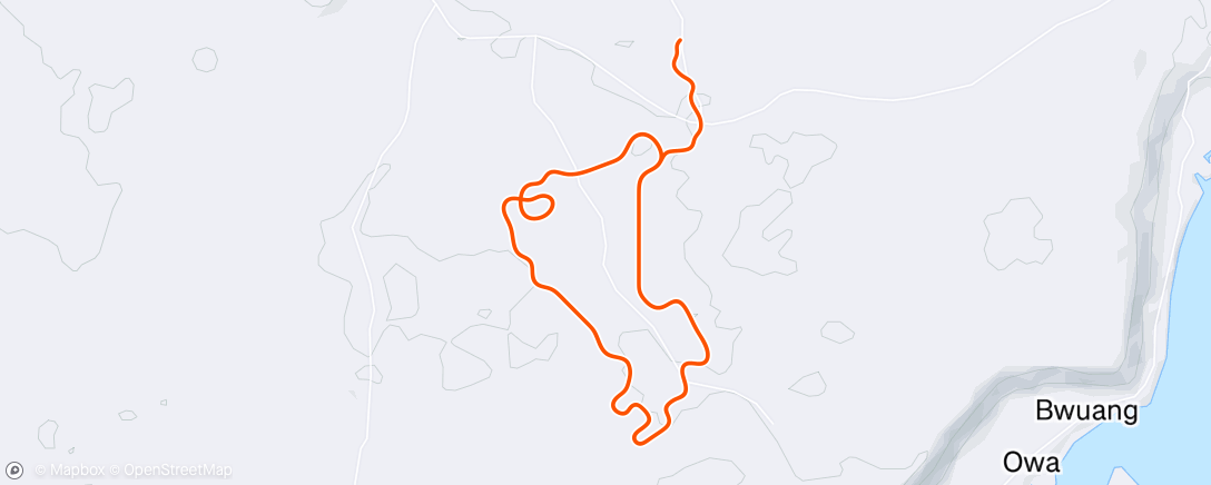 Map of the activity, Zwift - Race: The Morning Grind by Saris NoPinz (B) on Bridges and Boardwalks in Makuri Islands