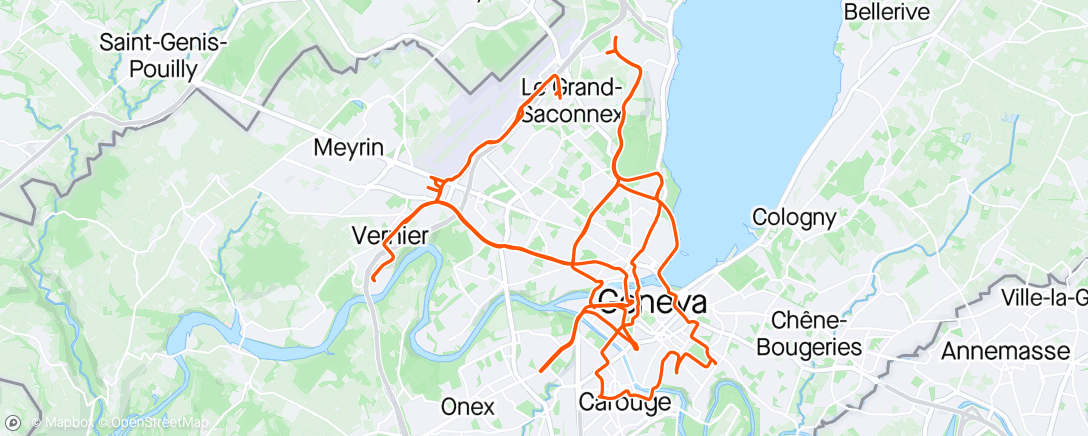 Map of the activity, Velopostale matinée