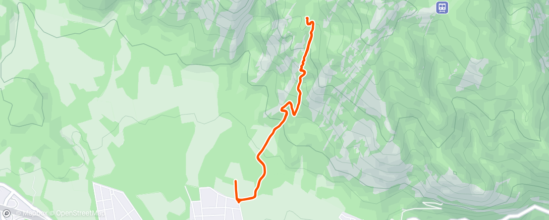 Mapa da atividade, Hike with Rubia
