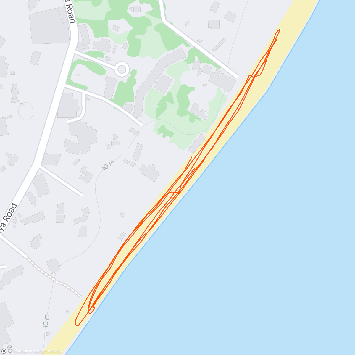 Map of the activity, Morning Beach Walk - Mombasa 🏖️