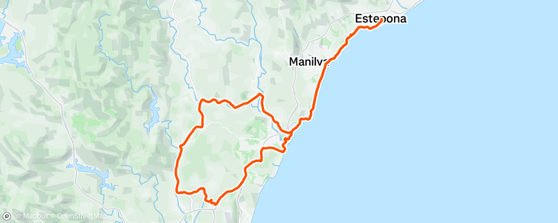Map of the activity, Morning Ride