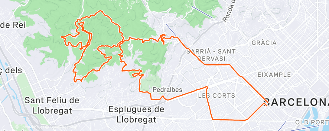 Map of the activity, Oh god MTB hits different