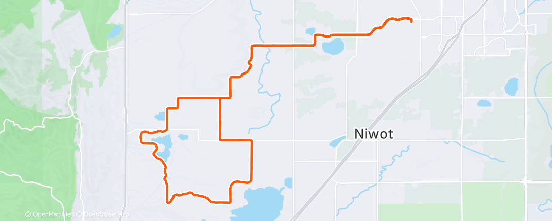 Map of the activity, Afternoon Gravel Ride