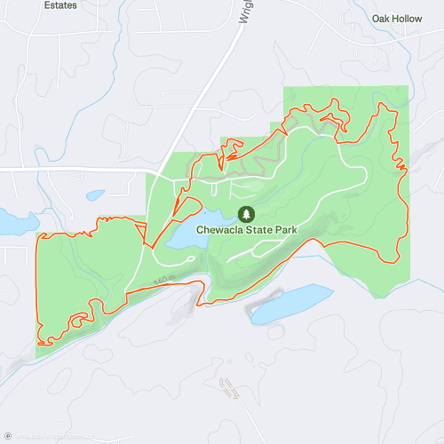 Chewacla State Park Map Chewacla Perimeter Loop | 10.7 Km Cycling Route On Strava