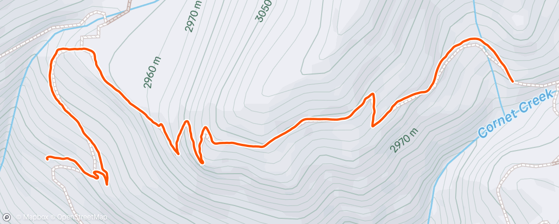 Map of the activity, Morning Trail Run